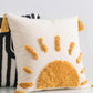 Sun Graphic Tassel Decorative Throw Pillow Case