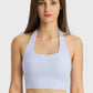 Breathable Halter Neck Sports Bra