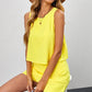 Layered Sleeveless Round Neck Romper