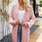Dropped Shoulder Longline Cardigan with Pockets