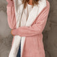 Faux Suede Sherpa Lining Jacket with Pockets