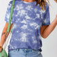 Tie-Dye Round Neck Short-Sleeve Tee