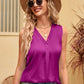 Satin V-Neck Tank