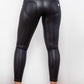 Full Size PU Leather Buttoned Leggings