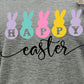 HAPPY EASTER Graphic Round Neck T-Shirt