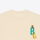 Graphic Round Neck Dropped Shoulder Cotton Tee