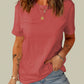 Distressed Round Neck Tee