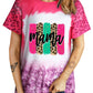 Printed MAMA Graphic Round Neck Tee