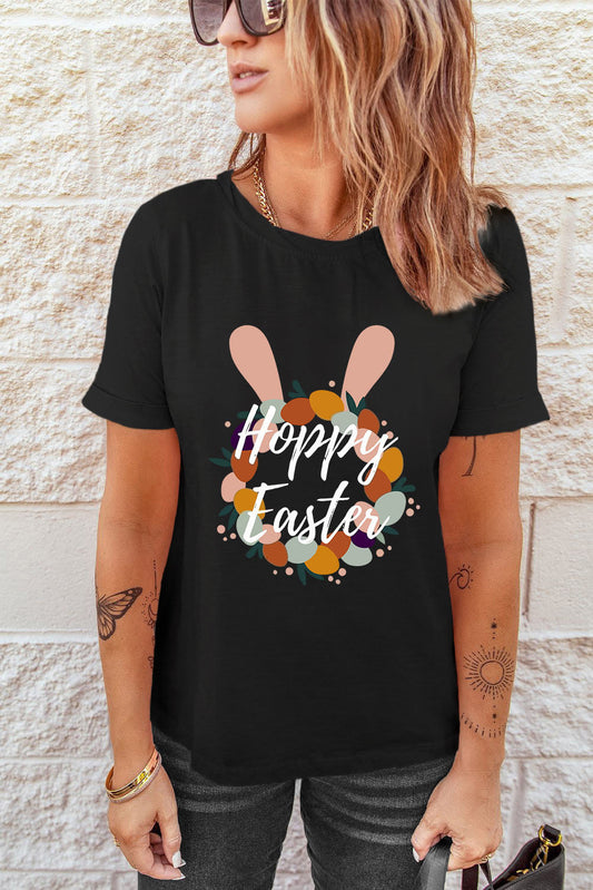 HOPPY EASTER Graphic T-Shirt