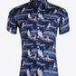 Printed Button-Up Vacation Shirt