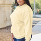 Basic Bae Full Size Ribbed Exposed Seam Mock Neck Knit Top