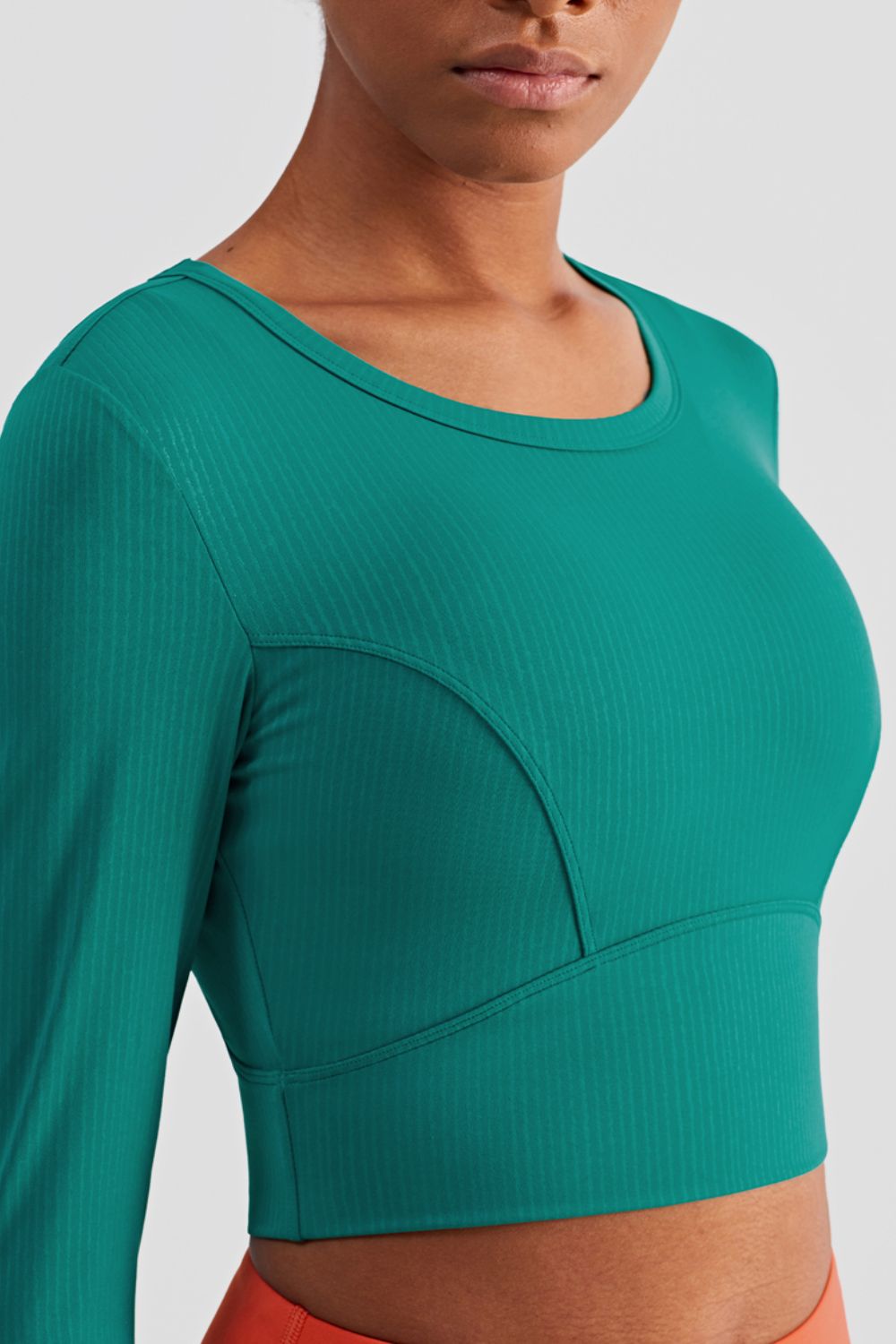 Cross The Finish Line Cropped Sports Top
