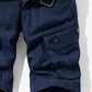 Button and Zip Closure Belted Cargo Shorts