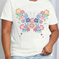 Simply Love Full Size Flower Butterfly Graphic Cotton Tee