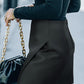 Asymmetrical PU Leather Mini Skirt