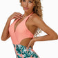 Tie Back Halter Neck One-Piece Swimsuit