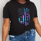 Simply Love Full Size NEVER GIVE UP Graphic Cotton Tee