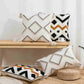 Geometric Embroidered Decorative Throw Pillow Case