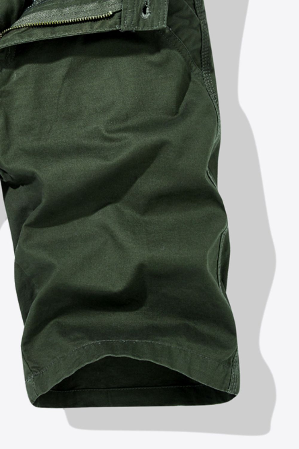 Belted Shorts with Pockets