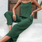 Spaghetti Strap Scoop Neck Jumpsuit with Pockets