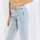 Lovervet Full Size Raw Hem High-Waisted Jeans