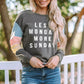 Color Block Letter Graphic Round Neck Sweatshirt
