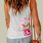 Floral Scalloped Lace Detail Cami