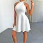 A-Line Sleeveless Mini Dress