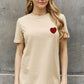Simply Love Full Size Heart Graphic Cotton Tee