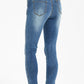 Full Size Button-Fly Slit Jeans