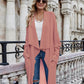 Open Front Pocket Duster Cardigan