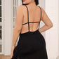 Lace Trim Backless Spaghetti Strap Night Dress