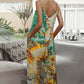 Tie-Dye Spaghetti Strap Jumpsuit with Pockets