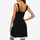 Contrast Lace Trim Plunge Night Dress