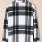 Plaid Brushed Button-Up Shacket