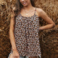 Leopard Adjustable Strap Cami