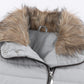 Faux Fur Trim Puffer Jacket
