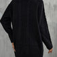 Warm Fall Mixed Knit Open Front Longline Cardigan