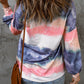 Tie-Dye Drop Shoulder Round Neck Top