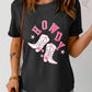 HOWDY Cowboy Boots Graphic Tee