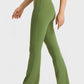 Elastic Waist Flare Yoga Pants
