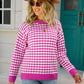 Cozy for Keeps Two-Tone Ribbed Trim Sweater