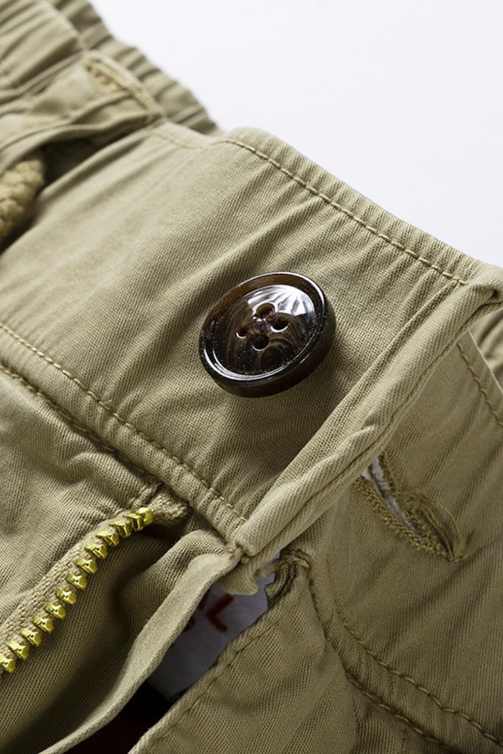 Drawstring Waist Cargo Joggers