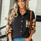 Plaid Dropped Shoulder Shirt with Breast Pocket