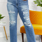 Judy Blue Full Size Janie High Waisted Patched Bootcut
