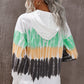 Tie-Dye Drawstring Pullover Hoodie