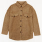 Plush Button Down Collared Jacket