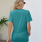 V-Neck Crisscross Short Sleeve Tee