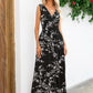 Surplice Neck Sleeveless Maxi Dress