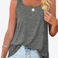 Curved Hem Square Neck Tank